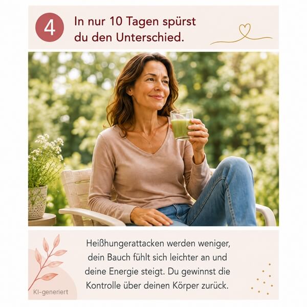 In nur 10 Tagen spürst du den Unterschied